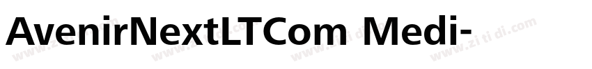 AvenirNextLTCom Medi字体转换